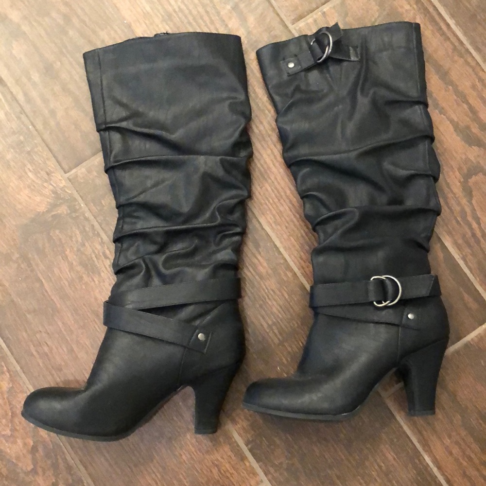 Black boots